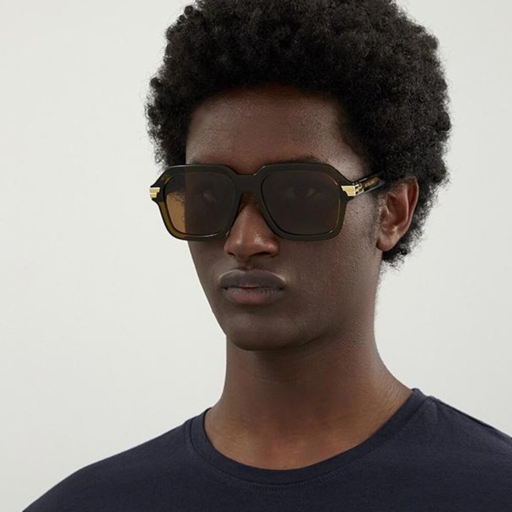 Final Price! Bottega Veneta BV1123S 004 Green/Brown Sunglasses